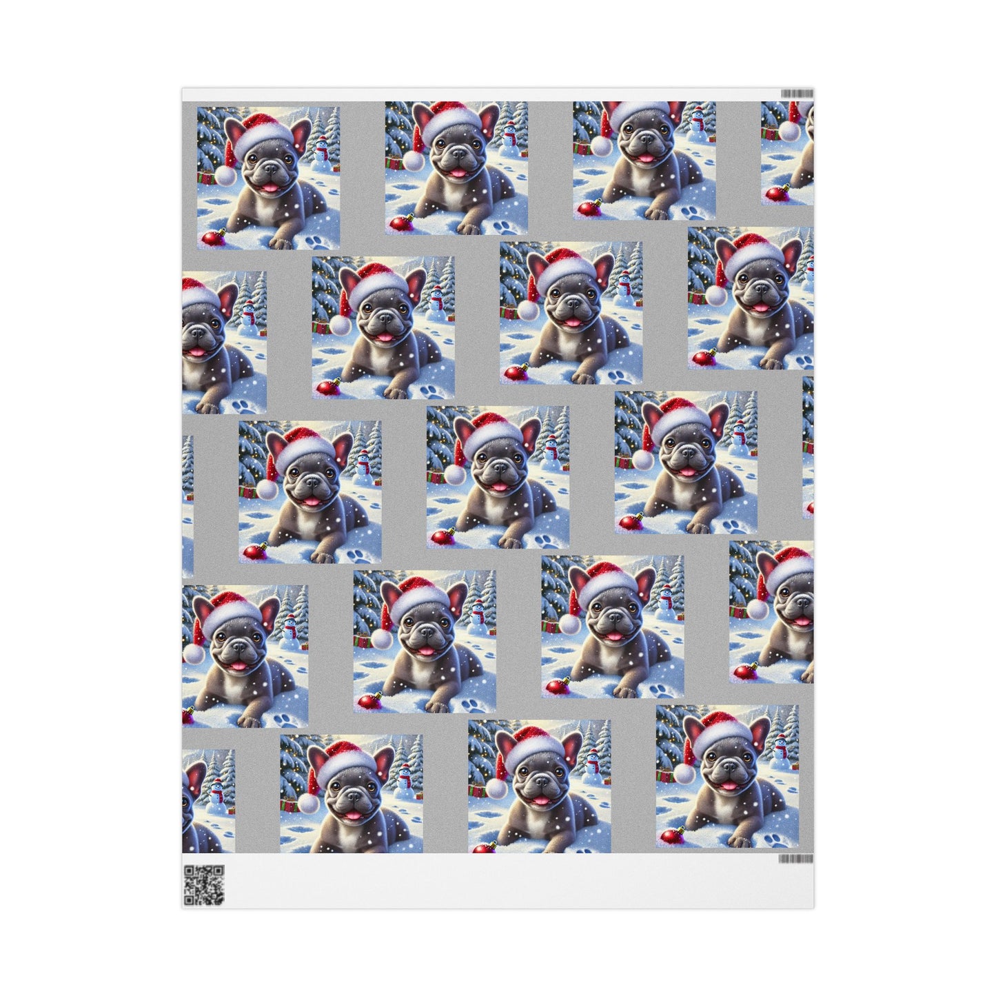 French Bulldog Christmas Wrapping Paper