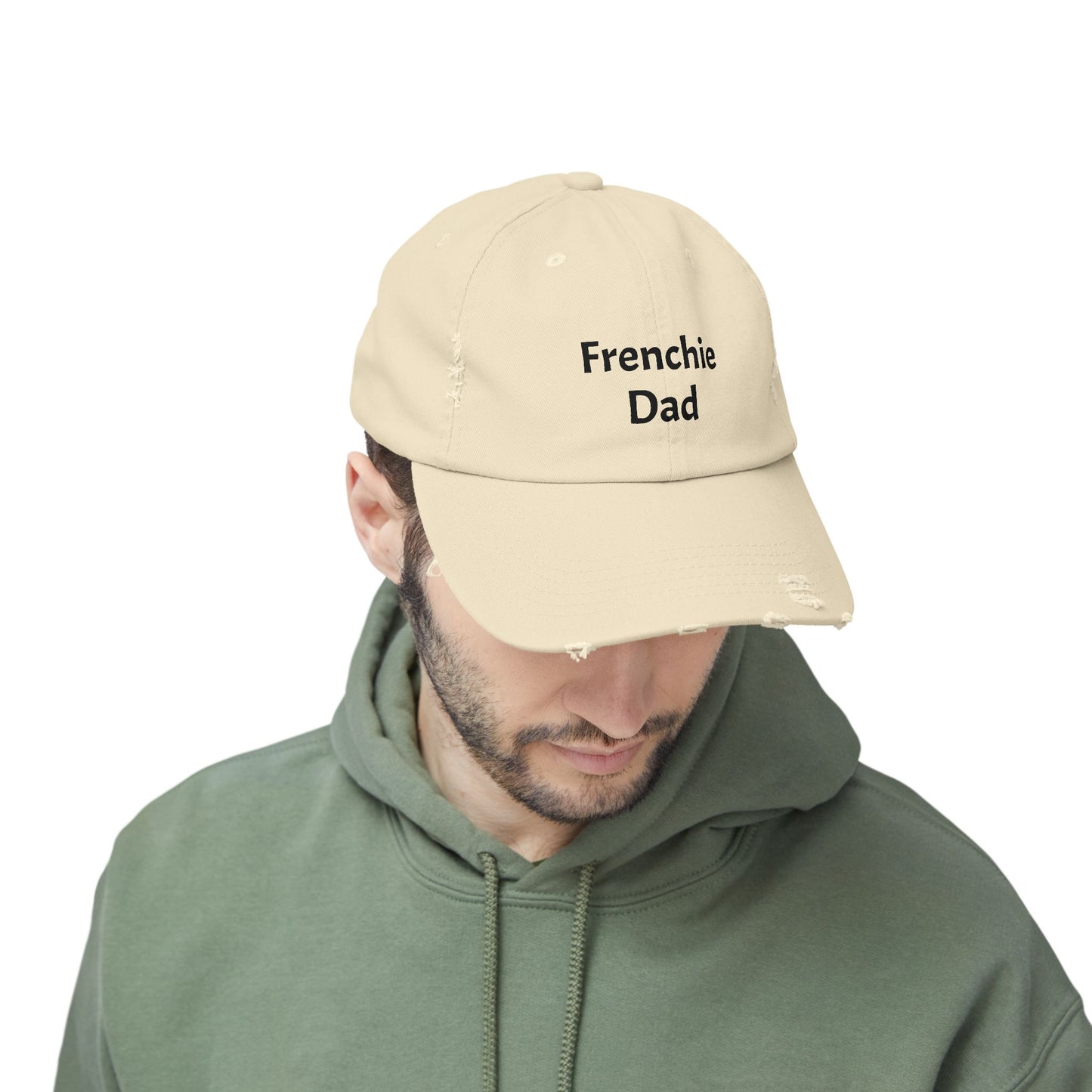 Frenchie Dad Distressed Cap