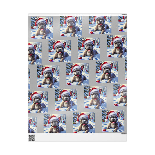 French Bulldog Christmas Wrapping Paper